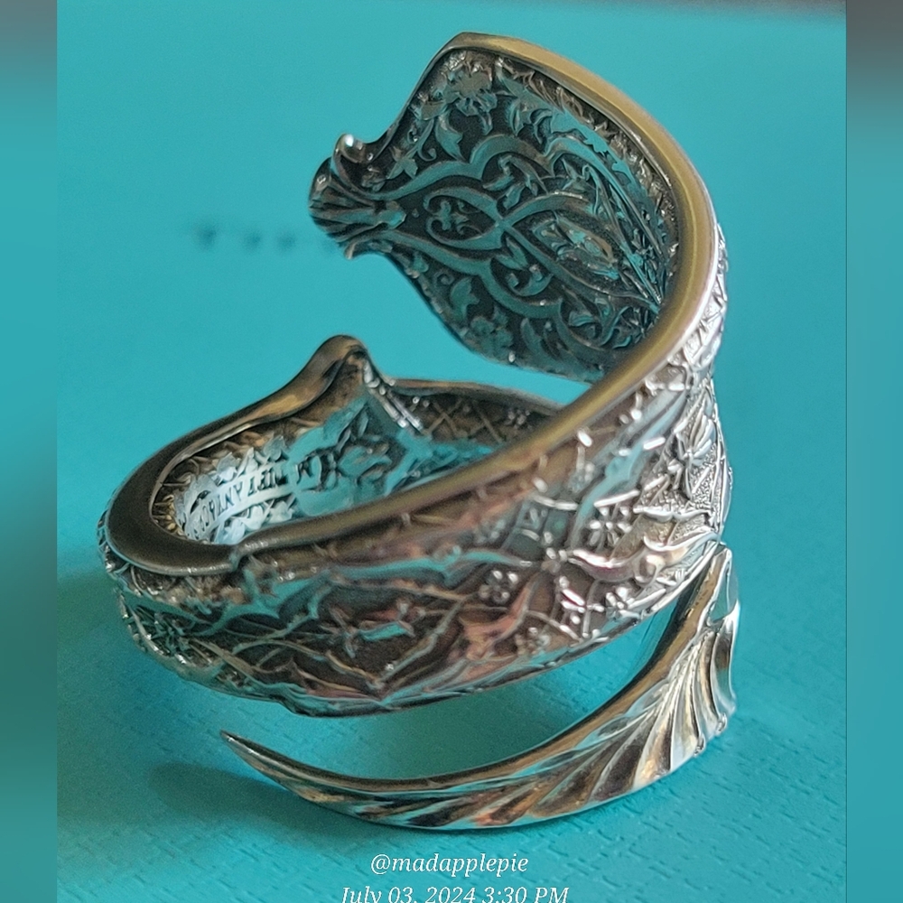 1872 Tiffany & Co. Persian Nut Pick Ring Sterling Silver Luxury Vintage #154